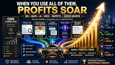 Business that use all SEO strategies and profits soar